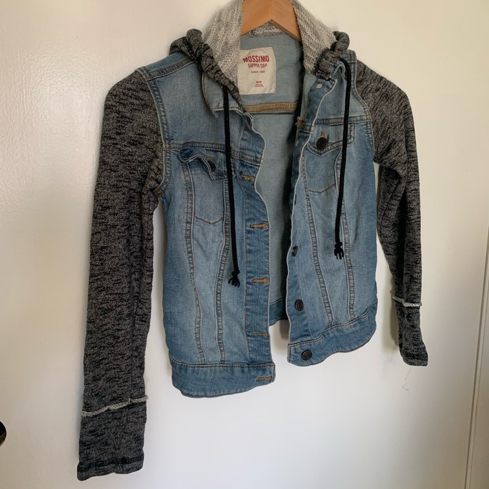 Mossimo Denim and Knit Jacket